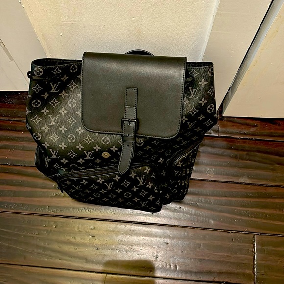 Louis Vuitton Monogram Eclipse Canvas Trio Backpack - Picture 1 of 2